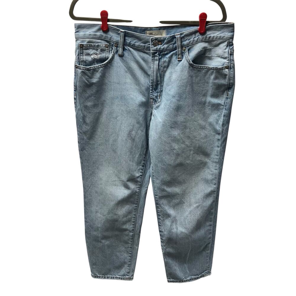 Madewell The Mid-Rise Perfect Vintage Jean Womens P30‎ Light Wash Style#N0256